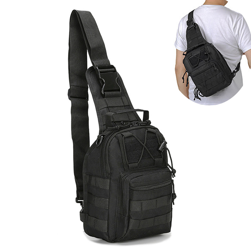 Urban Backpack Tactical - 男性クロスボディスリングバックパックショルダーチェストバッグ旅行アウトドアスポーツクライム戦術軍事ナイロン男性サイドメッセンジャーバッグ