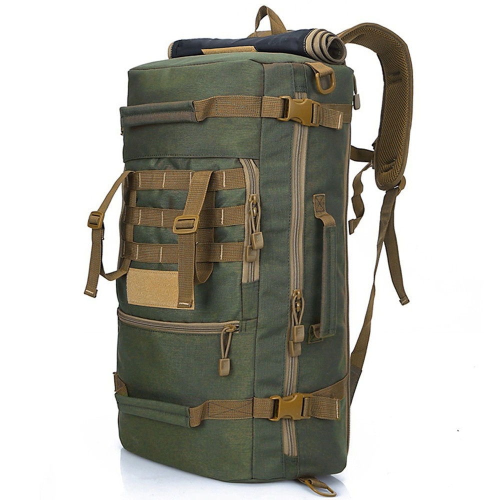 Urban Backpack Tactical - 50L 戦術的な軍事バックパック男性屋外軍 3p トレッキングリュックサック旅行ハイキング男性キャンプ狩猟バックパックモール暴行