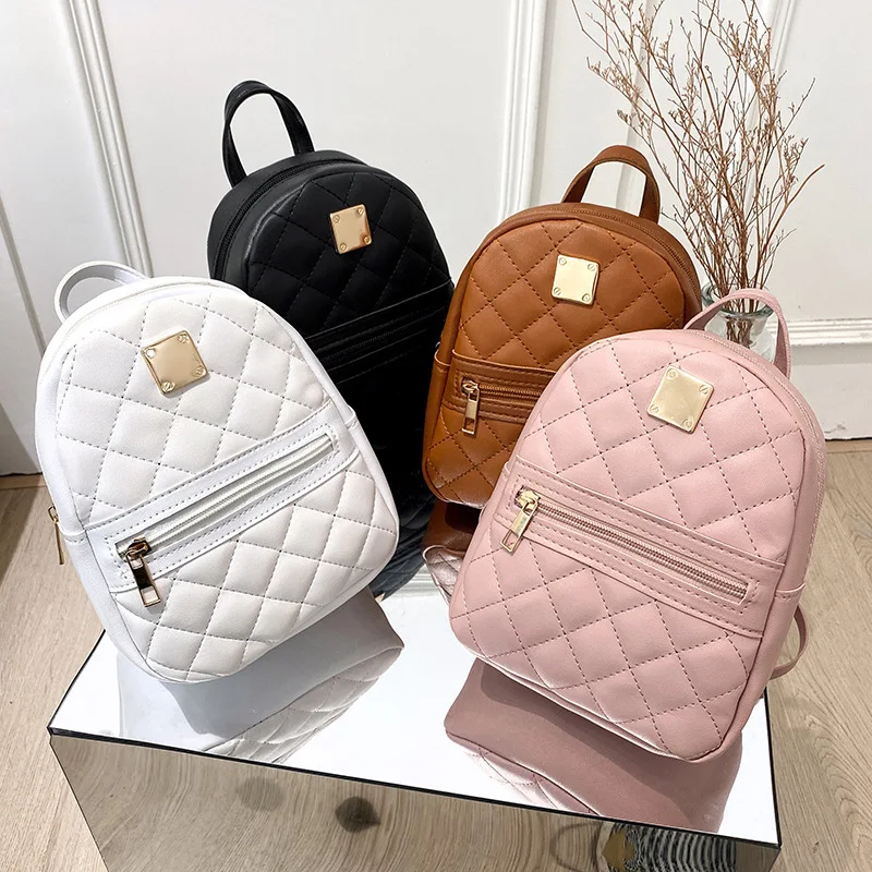 Mini Backpack Purse - 刺繍入りバックパック 2021 レディースバッグ 韓国版 ガールズバックパック、ワンピース ドロップシッピング