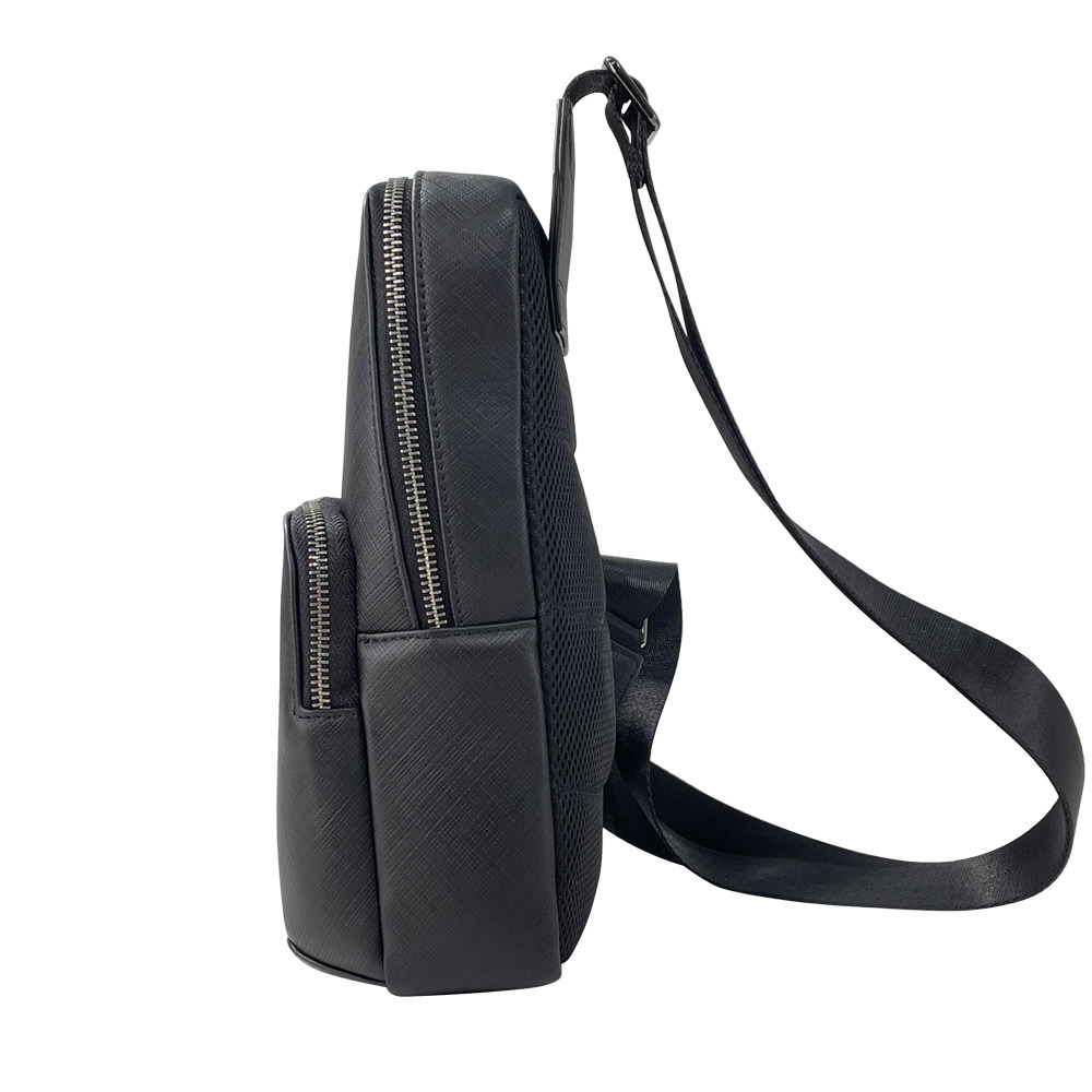 男性用多機能本革バックパック,男性用多機能チェストバッグ,ク - Leather Backpack Vintage のレビューと価格
