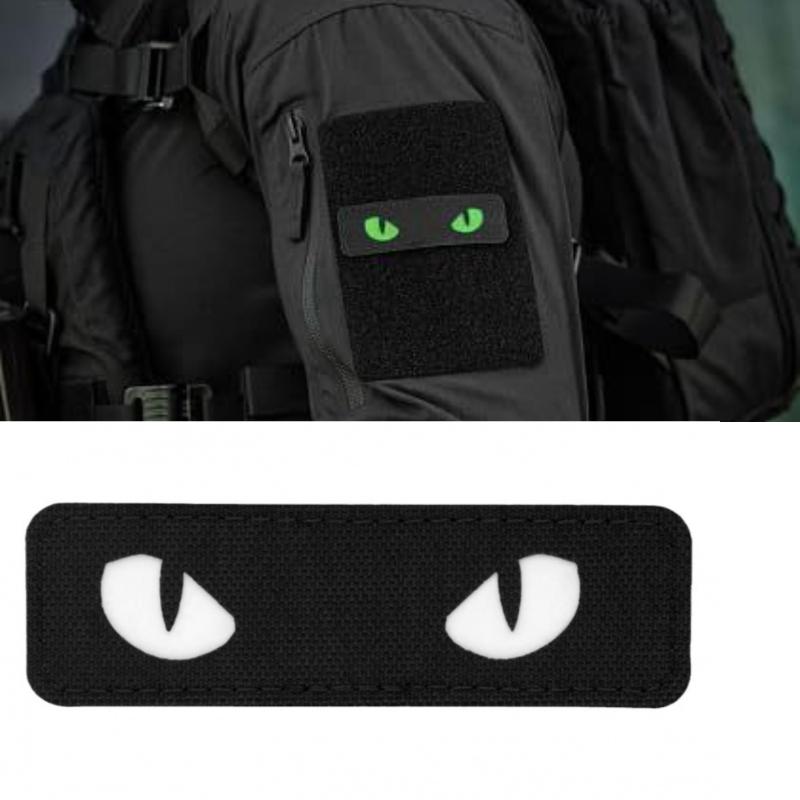 軍事士気向上用刺繍パッチ、キャットアイパッチ、戦術オートバイ - Urban Backpack Tactical のレビューと価格