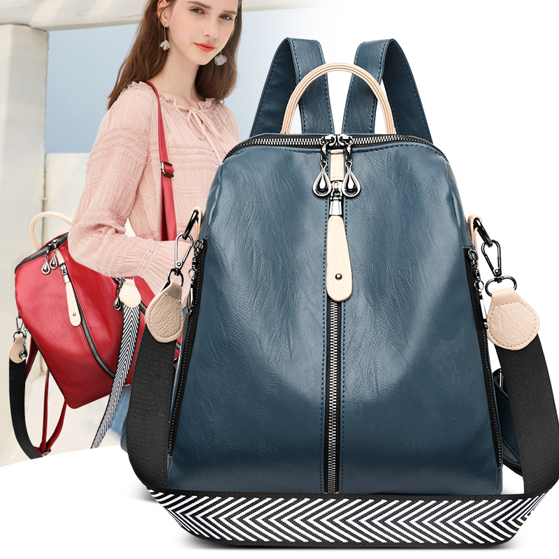 女性用ソフトレザーバックパック,高品質の白いランドセル,女の - Leather Backpack Vintage のレビューと価格