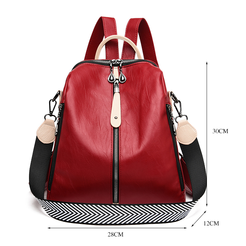 女性用ソフトレザーバックパック,高品質の白いランドセル,女の - Leather Backpack Vintage のレビューと価格