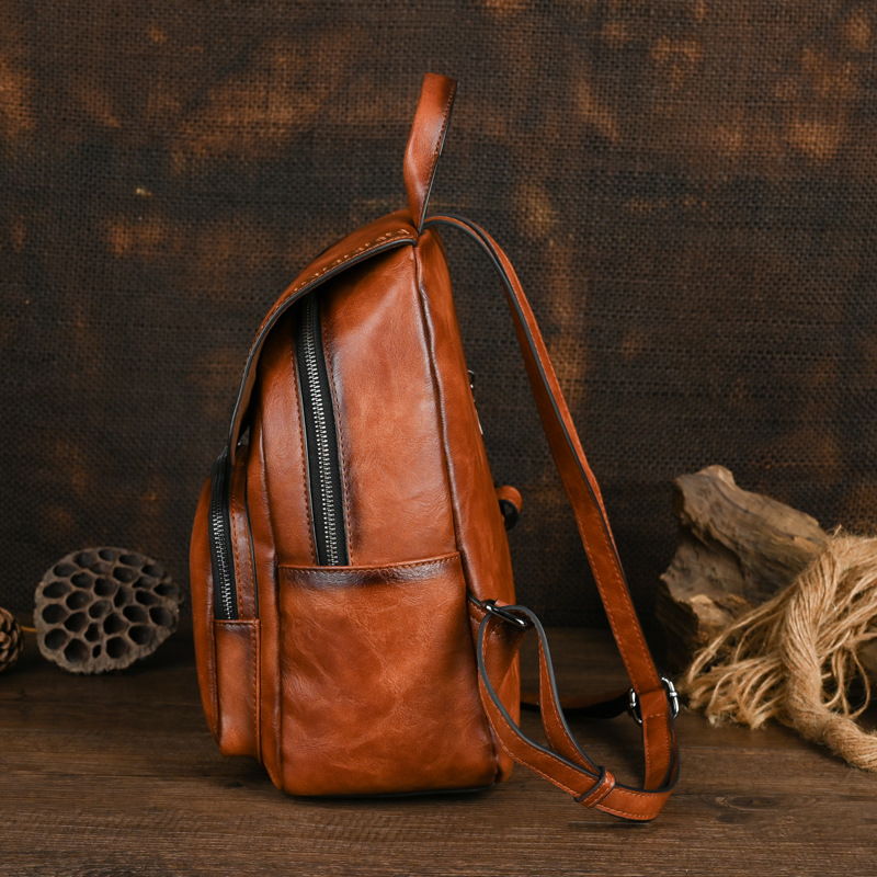 Johnature 2026 新しいヴィンテージ手作り女性用 - Leather Backpack Vintage のレビューと価格