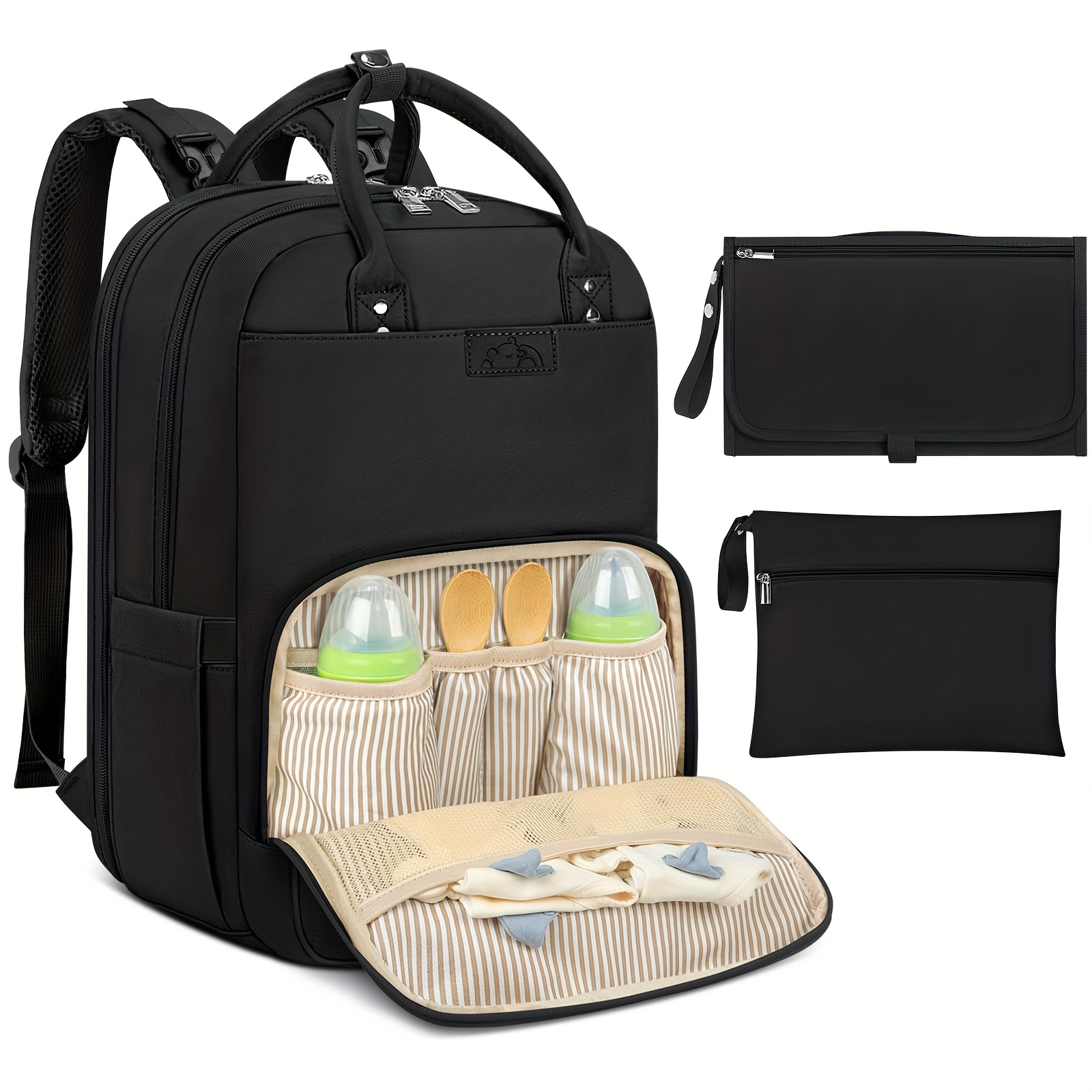NEWHEY おむつバッグ バックパック ポータブルおむつ交 - Backpack Diaper Bag のレビューと価格