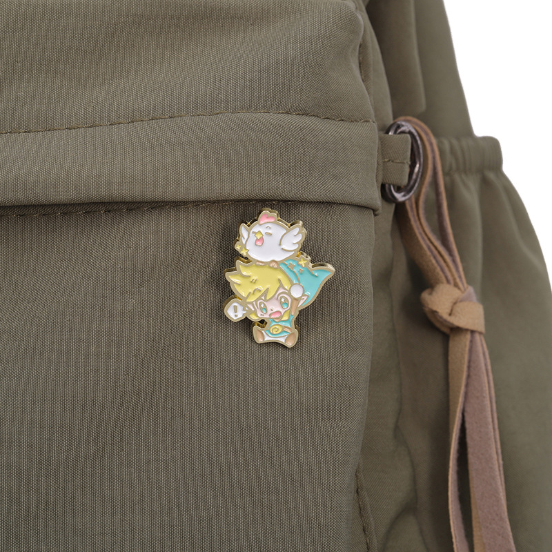 アドベンチャーゲームバッジエナメルピンブローチ女性用ラペルピ - Fashion Backpack Women のレビューと価格
