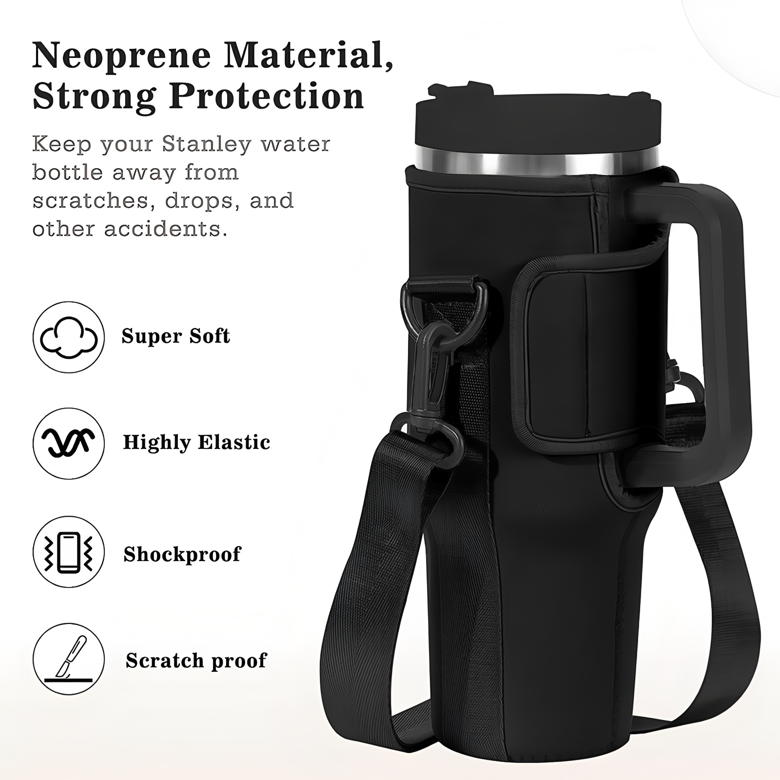 大型40オンス断熱漏れ防止ウォーターボトルキャリアバッグポー - Hydration Pack Outdoor のレビューと価格