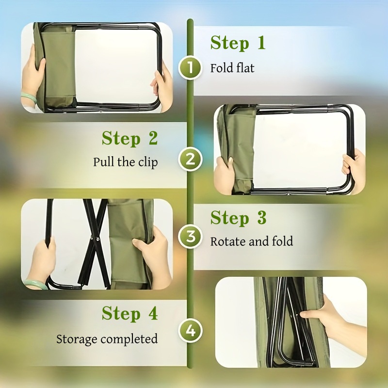 新しい折りたたみ式バックパックミニ軽量チェア、収納バッグ付き - Foldable Backpack Small のレビューと価格